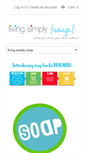 Mobile Screenshot of livingsimplysoap.com
